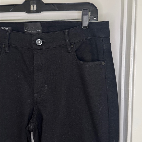 WHBM Mid-rise Slim Bootcut jeans, black, size 10L - Picture 4 of 14